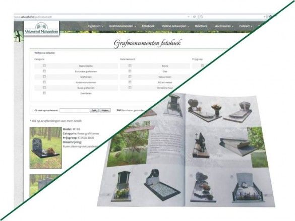 meer-grafmonumenten-bekijken Bekijk meerderen voorbeelden van grafmonumenten online of thuis met onze brochure!