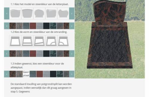 online-grafstenen-ontwerpen Online grafstenen ontwerpen met onze grafstenen ontwerpprogramma, hiermee kunt u snel en gemakkelijk in 3 eenvoudige stappen het grafmonument samenstellen, door de offerte online aan te vragen bespaart u op kosten.