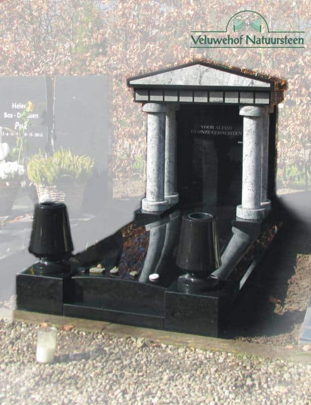 Grafmonument model tempel