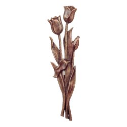 Bronzen tulp