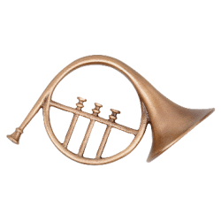 Bronzen trompet